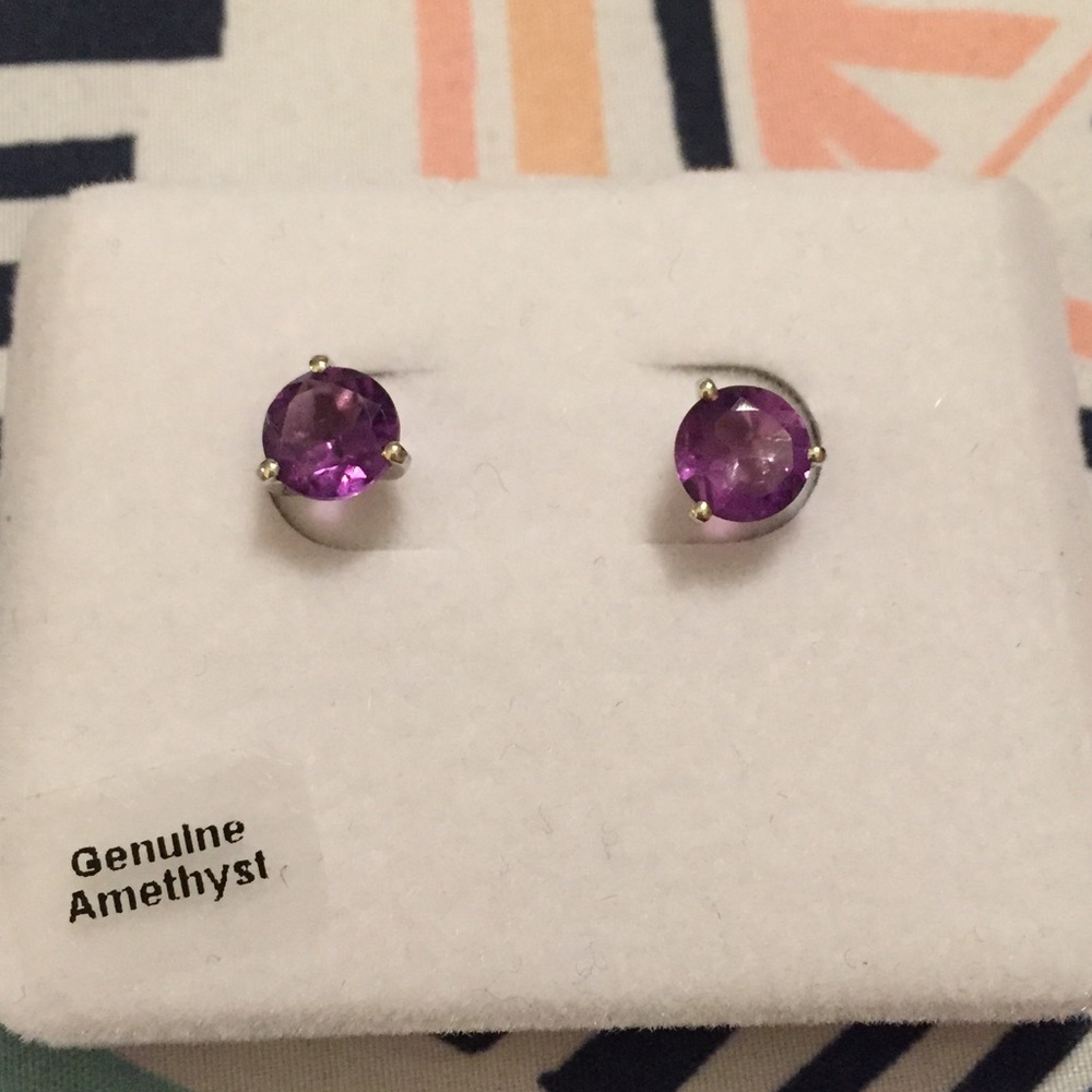 ‼️Amethyst Earrings